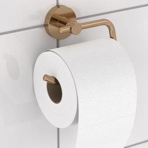 Haceka - Kosmos Toilettenpapierhalter ohne Klappe 14,2x5x10,7cm Gebürstetes Kupfer - Geborsteld Koper