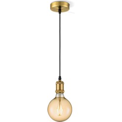Home Sweet Home hanglamp Vintage Globe g125 - Brons - amber