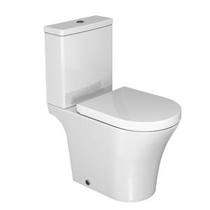 Luca Varess Fanuco staand toilet glanzend wit randloos met Geberit spoelsysteem