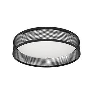 EGLO LED-Deckenlampe Luppineria Stahlgeflecht, schwarz