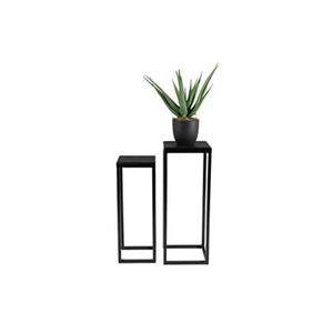 MaximaVida vierkante plantentafel set Vancouver zwart 79 cm