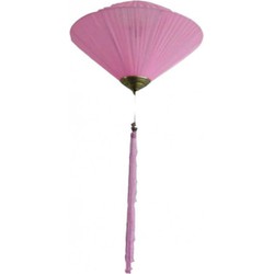 Fine Asianliving Chinese Lampion Rose Zijde D40xH25cm