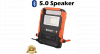 Werckmann Professionele Bouwlamp - werklamp Bluetooth met speaker