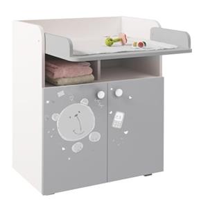 Polini Commode French Teddy 1270 wit-grijs