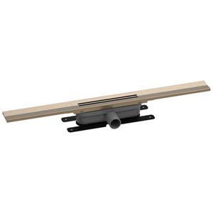 Easy Drain R-line clean douchegoot 120cm brushed bronze rlced1200bbr