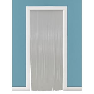 Vliegengordijn/deurgordijn PVC tris wit 90 x 220 cm -