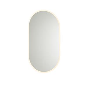 qazqa Moderner Badezimmerspiegel inkl. led und Touchdimmer - Bouwina - Transparent