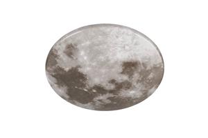 realityleuchten Led Deckenleuchte moonika Mondcover in Weiß Ø37cm, IP44 Badlampe
