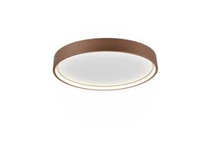 trioleuchten Flache led Deckenleuchte doha Coffee matt, ø 45cm