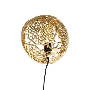 QAZQA Art Deco Wandlampe Gold - Maro