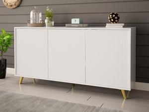 Mobistoxx Dressoir APOLINE 3 deuren wit