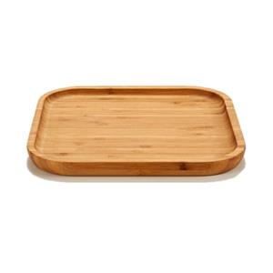Arte r Bamboe houten broodplank/serveerplank vierkant 20 cm -