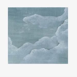 vtwonen Fototapete "Wolken", 3D-Optik, Blau - 318x300cm