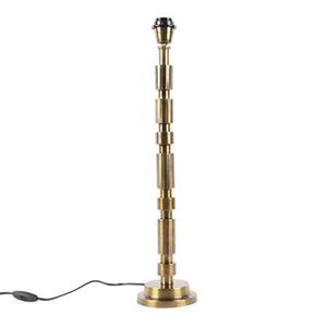 QAZQA Tafellamp torre - Brons - Art Deco - D 130mm