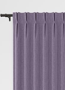 Vadain Orkney gordijn - Purple met Dubbele plooi