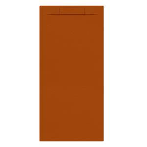 Allibert Douchebak + Sifon  Rectangle 180x80 cm Satijn Koper Oranje