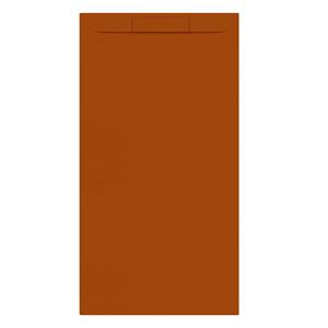 Allibert Douchebak + Sifon  Rectangle 180x90 cm Satijn Koper Oranje