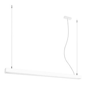 TH.065 Pendelleuchte pinne 117 weiß L:115cm, B:5,3cm, H:150cm, LED/38W, - Sollux