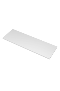 Proline Top afdekplaat gelakt 140 x 3,2 x 46 cm, glans wit