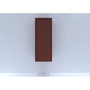 HR badmeubelen Juice Halfhoge Kast - 40x35x100cm - met ronde hoeken - 3D-front - 1 deur - rechtsdraaiend - terra mat 75112974
