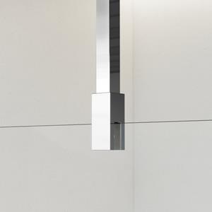 FortiFura Galeria Stabilisatiestang - plafond - tbv inloopdouche 125cm - chroom