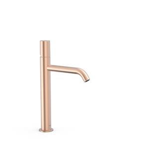 Tres Wastafelmengkraan  Study Exclusive 32,5 cm 1-Knop Rond Mat Rosé Goud