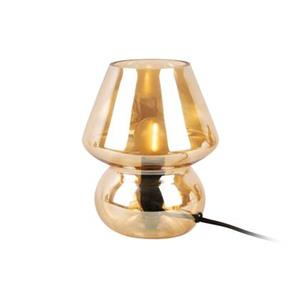 Leitmotiv Tafellamp Glass Vintage - Amberbruin - Ø16cm