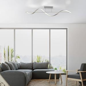 Q-Smart-Home Paul Neuhaus Q-Swing LED plafondlamp, staal