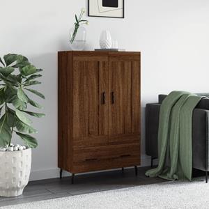 Bonnevie - Highboard,Kommode Braun Eichen-Optik 69,5x31x115 cm Holzwerkstoff vidaXL