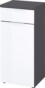 Germania Badkamerkast Pescara 86 cm hoog in wit met grafiet