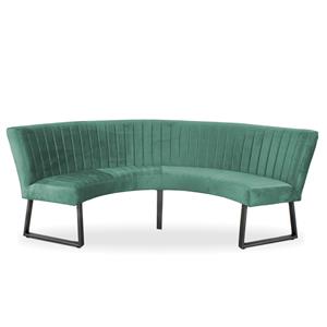 HomingXL Eetkamerbank Rondo | Geschikt voor tafel 130 cm | stof Element turquoise 15
