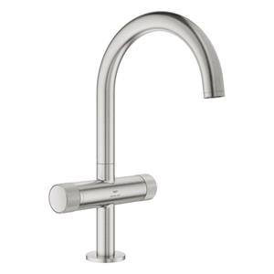 Grohe Atrio private collection L-size wastafelmengkraan m/grepen supersteel 21138dc0