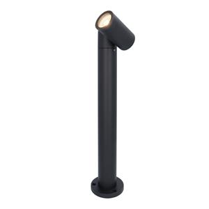 HOFTRONIC™ Amy LED sokkellamp - 4000K neutraal wit - GU10 - 45 cm - Padverlichting - Tuinspot - Kantelbaar - Dimbaar - Voor buiten - Zwart