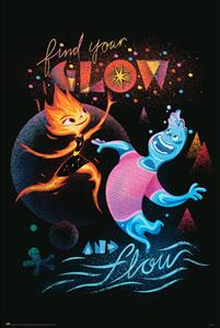 Grupo Erik Poster Disney Pixar Elemental Find Your Glow and Flow 61x91,5cm