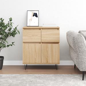 bonnevie Sideboard,Kommode Sonoma-Eiche 60x35x70 cm Holzwerkstoff vidaXL