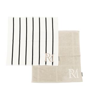 Rivièra Maison Badetücher Gästehandtücher Stripes & Check Kitchen Towel (2-teilig)