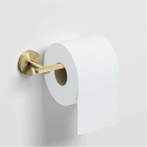 Clou Flat Toiletrolhouder L-vorm zonder klep goud geborst. PVD CL/09.02030.82