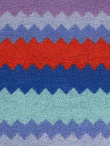 Missoni Home Strandlaken met zigzag patroon - Blauw