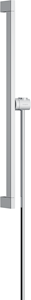 Hansgrohe Unica glijstang E Puro 65 cm met easy slide schuifstuk en Isiflex doucheslang 160 cm chroom