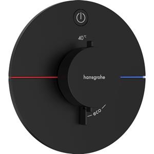 ShowerSelect Comfort - Unterputz-Thermostatarmatur, schwarz matt 15553670 - Hansgrohe