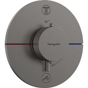 Hansgrohe Showerselect thermostaat inbouw v. 2 functies black chrome 15554340