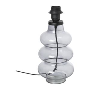Xenos Lampvoet ribbel - grijs - ø14.5x31.5 cm