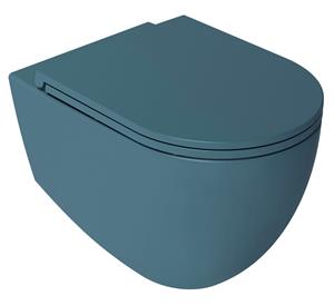 Sapho Infinity toiletpot randloos met softclose zitting petrol mat