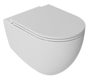 Sapho Infinity toiletpot randloos met softclose zitting wit mat