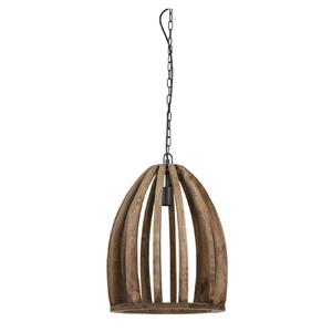 Countrylifestyle Hanglamp Haranka M hout donker bruin