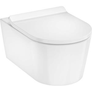 Hansgrohe EluPura S - Wand-WC mit SoftClose-Sitz, AquaHelix, SmartClean, weiß 61115450