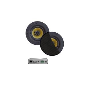 Aquasound WiFi Audio wifi-audiosysteem - (airplay - dlna) - 30 watt - incl rumba speakers zwart (116 mm) - . 230v/12v - lan / wlan WMA30-RZ