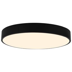 Lindby - Smart LED-Deckenlampe Innes schwarz 48cm rgb cct Tuya - weiß, Schwarz