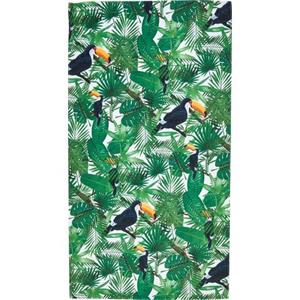 done. Strandtuch "Tukan", (1 St.), mit Motiv mit Reisverschluss-Tasche für Wertgegenstände