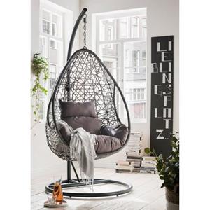 Destiny Hangende stoel Coco Drop incl. frame, met kussens voor zitting en rug, belastbaar tot 110 kg